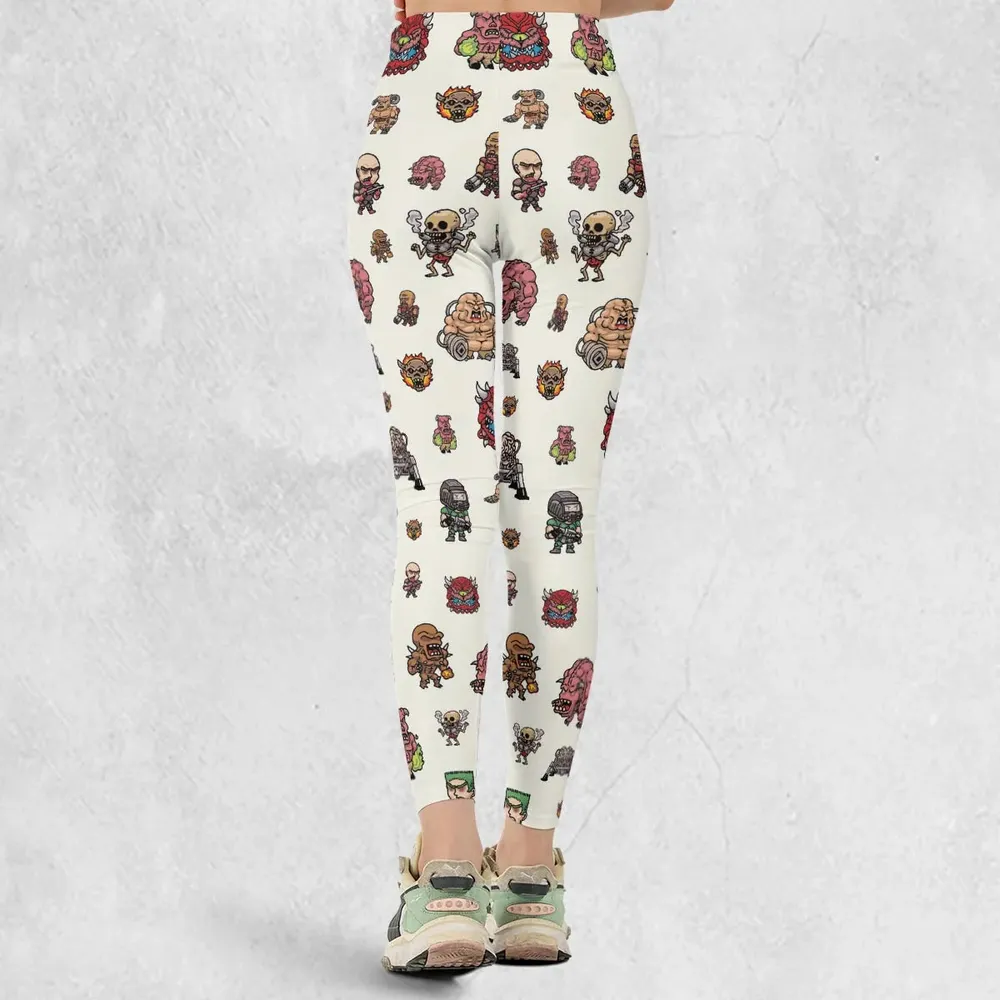 Doom Chibi Characters Legging - 3