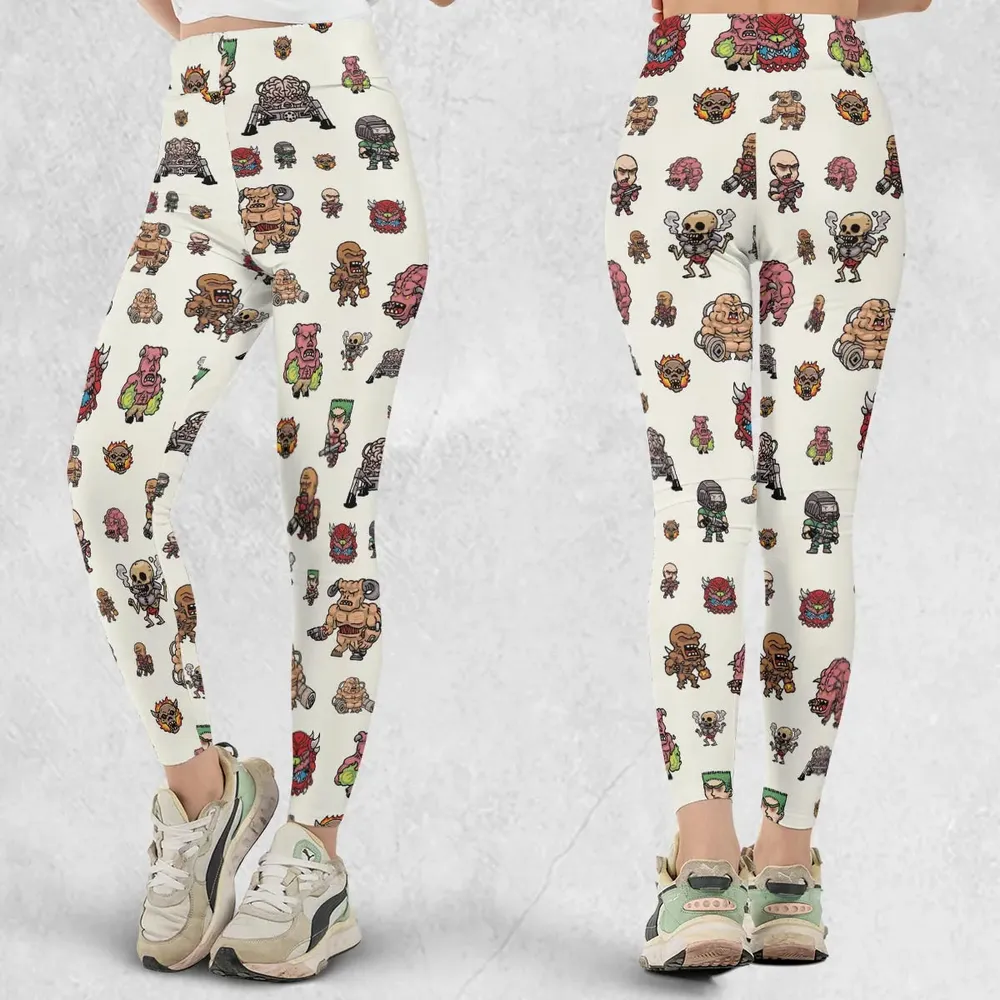 Doom Chibi Characters Legging - 1
