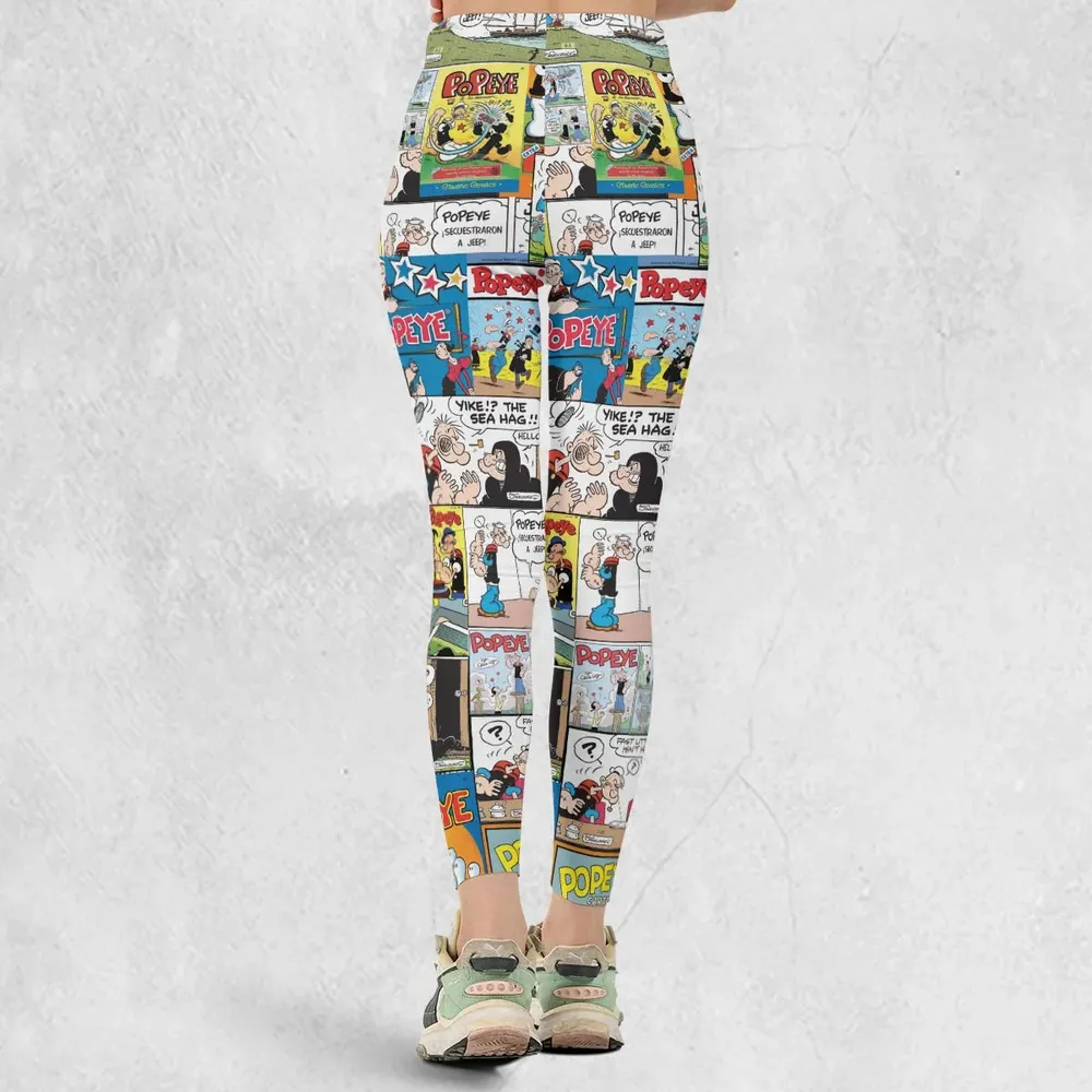 Olive Oyl Popeye Comic Legging - 3