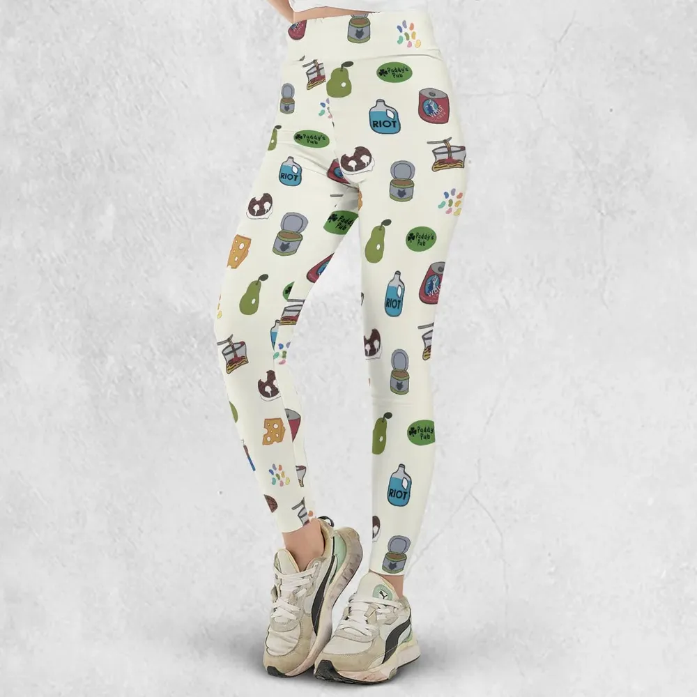 The Food of It's Always Sunny In Philadelphia Legging - 2