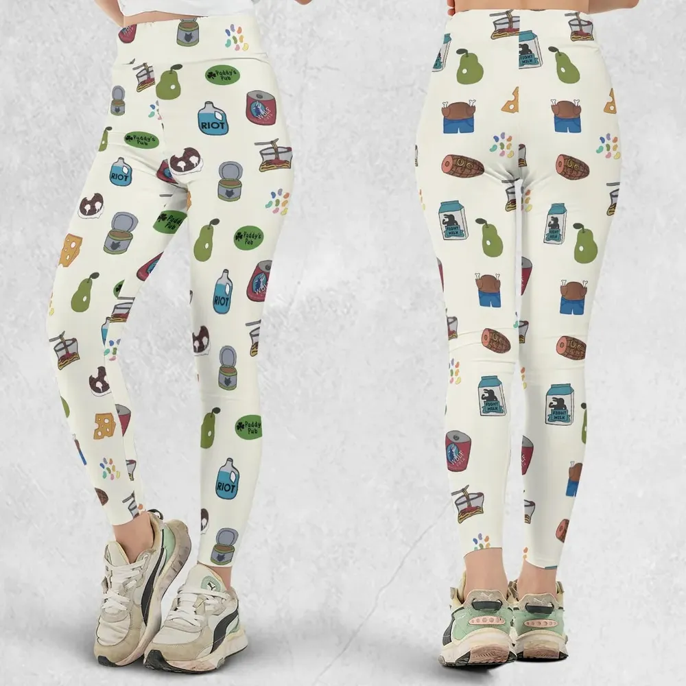 The Food of It's Always Sunny In Philadelphia Legging - 1
