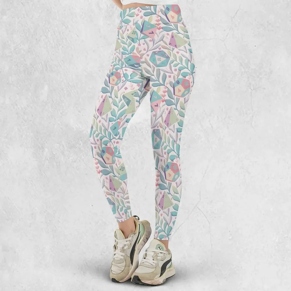 Dice Flower Soft DnD Legging - 2