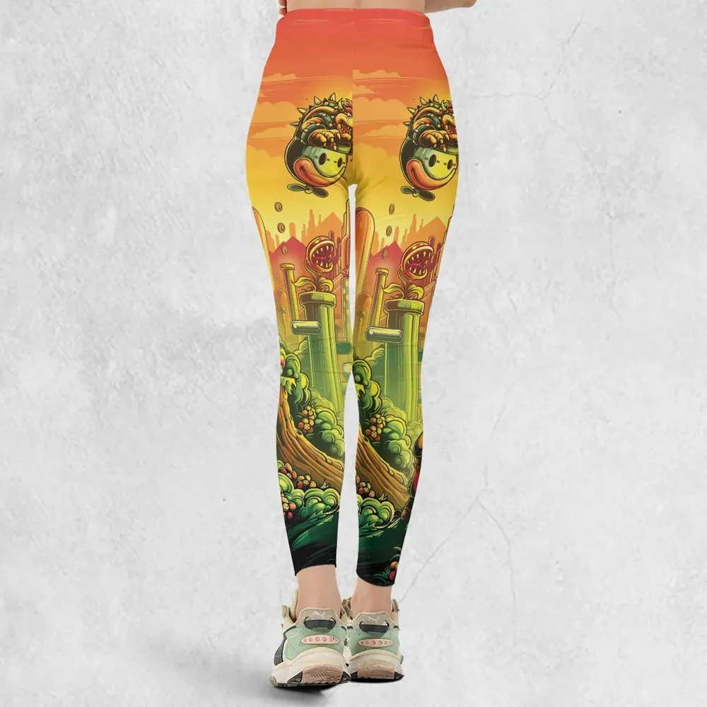 Plumber Kingdom Super Mario Legging - 3