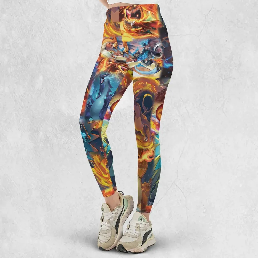 Charizard Ice Fire Dragon Combat Legging - 2