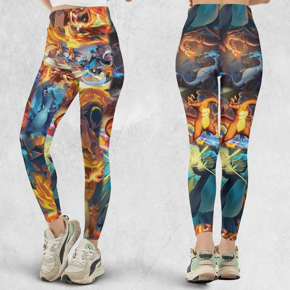 Charizard Ice Fire Dragon Combat Legging - 1