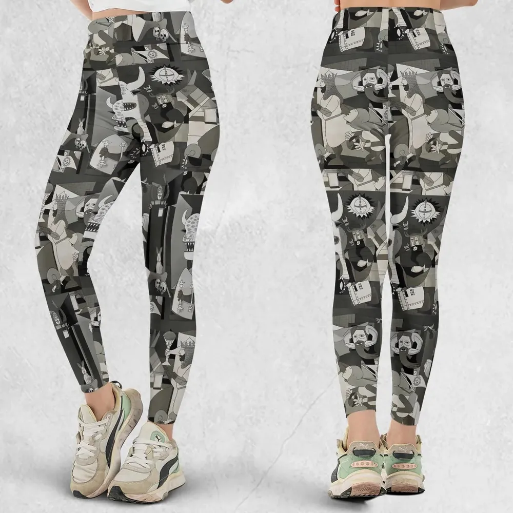 Monty Picasso Style Art Legging - 1