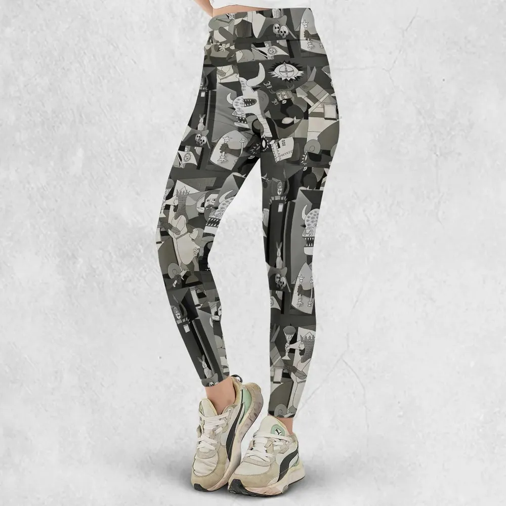Monty Picasso Style Art Legging - 2