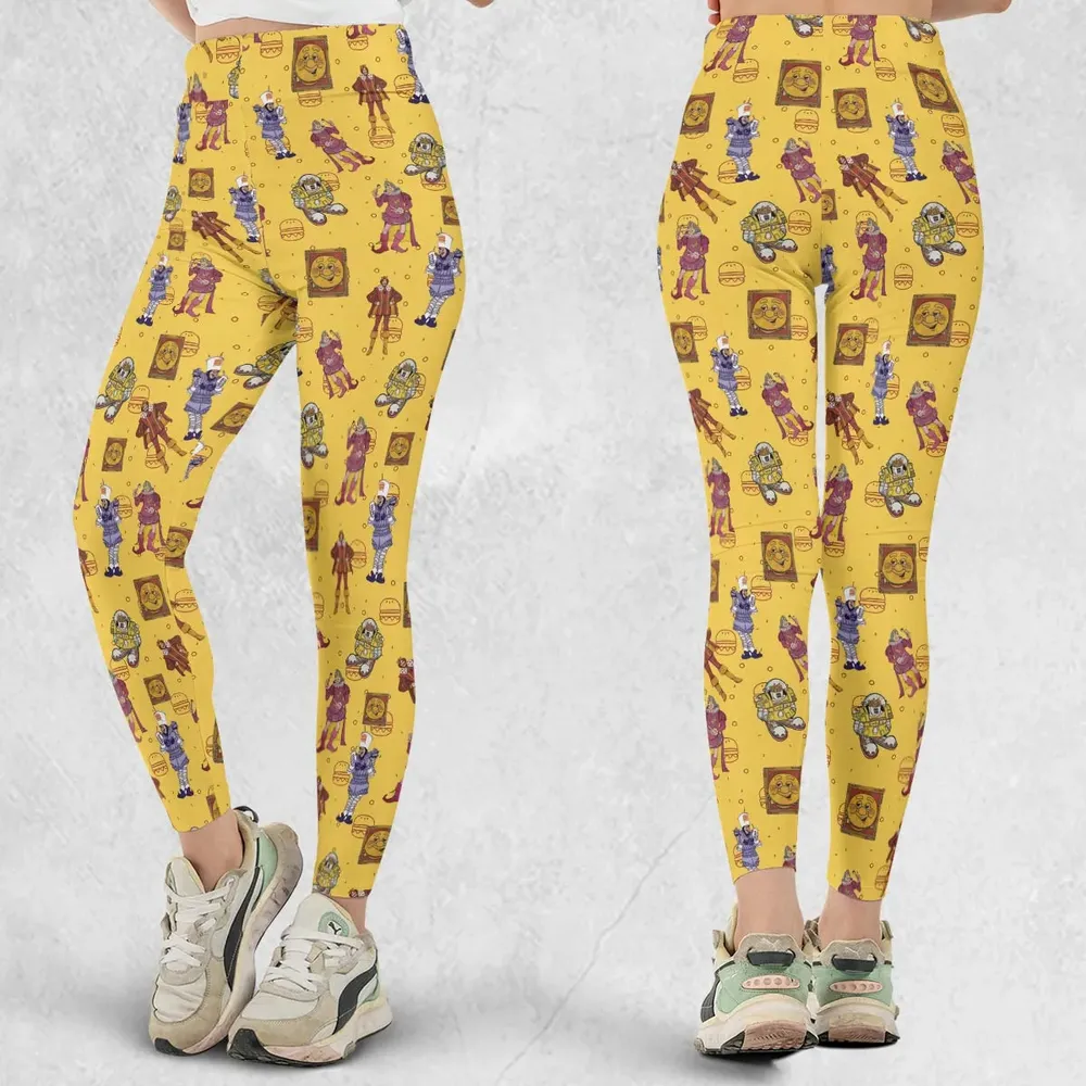 Vintage Burger King Commercial 1980 Legging - 1