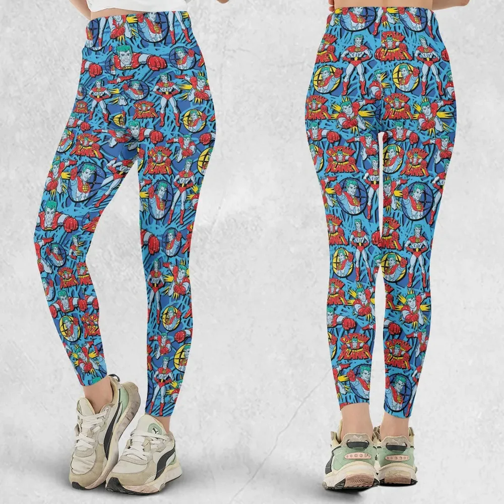 Hero of the Environment Captain Planet and the Planeteers Legging - 1