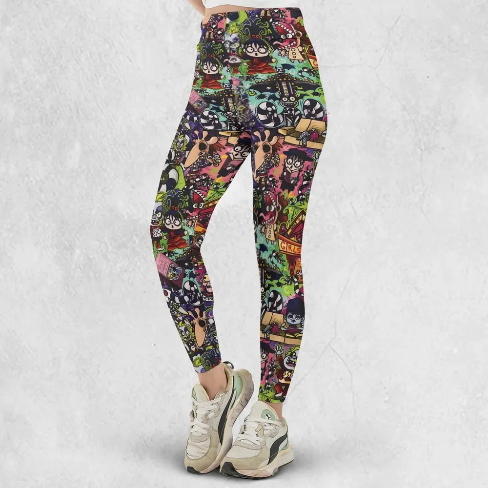 Spooky Chic Beetlejuice Legging - 2