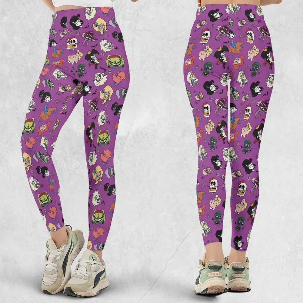Beetlejuice Cartoon Vintage Legging - 1