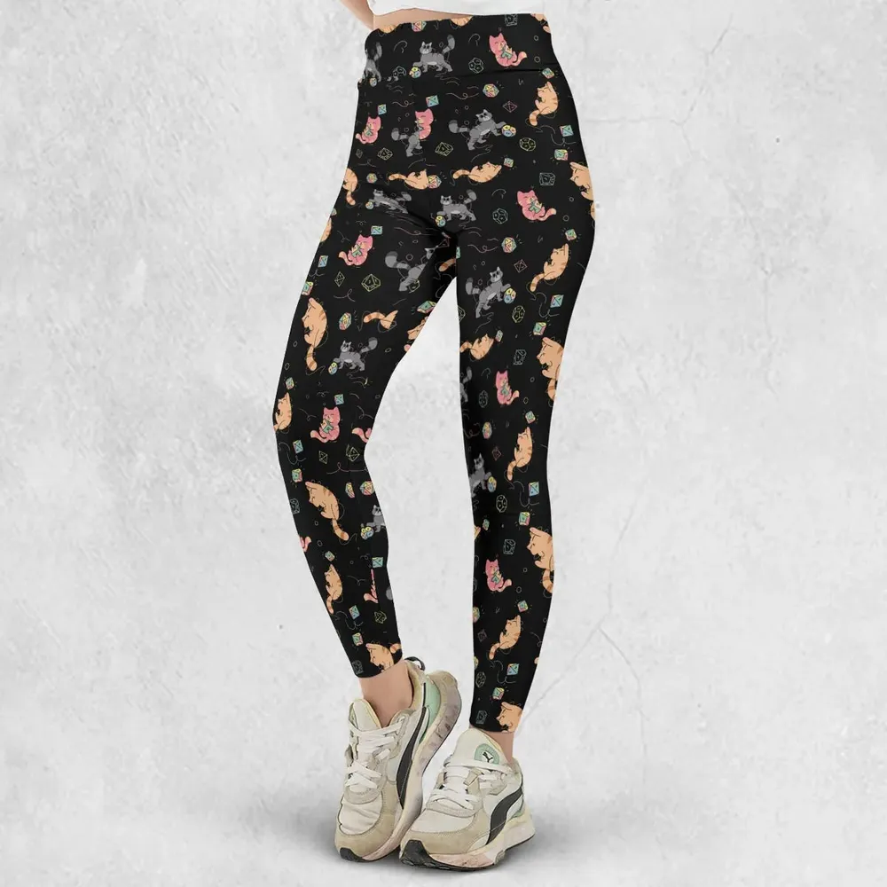 Dice Cat DnD Legging - 2