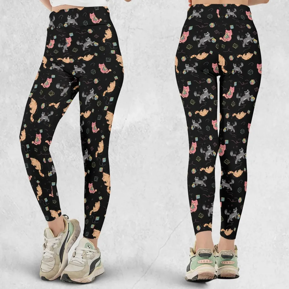 Dice Cat DnD Legging - 1