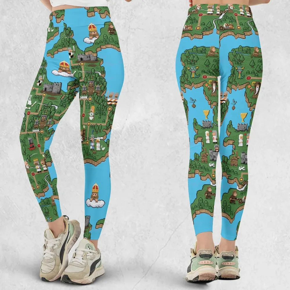 Pixel Art Python Monty Python Legging - 1