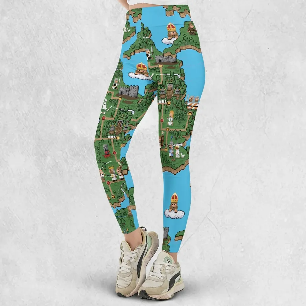 Pixel Art Python Monty Python Legging - 2