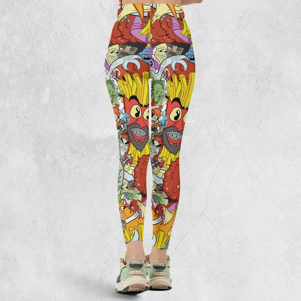 Pure Chaos Aqua Teen Hunger Force Legging - 3