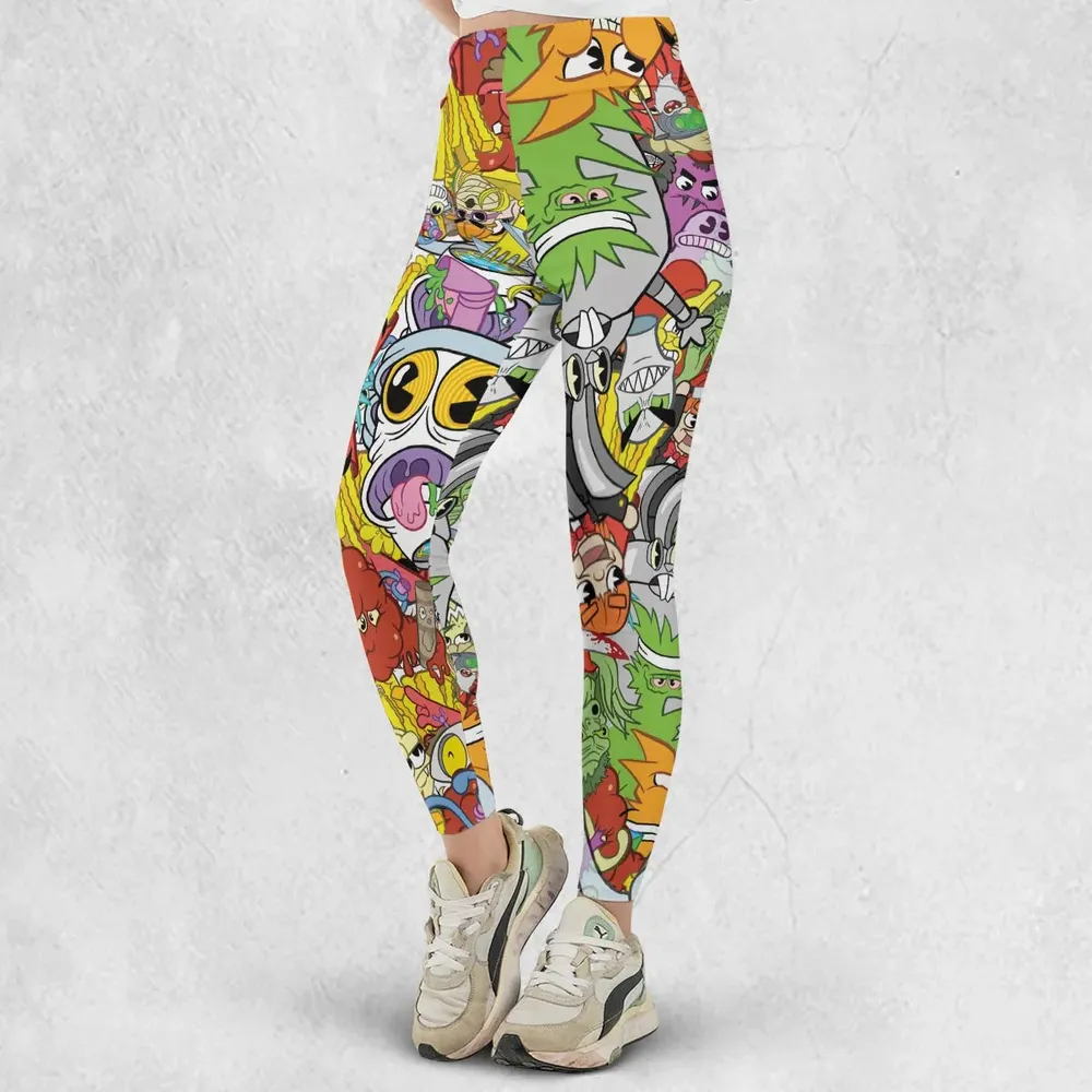 Pure Chaos Aqua Teen Hunger Force Legging - 2