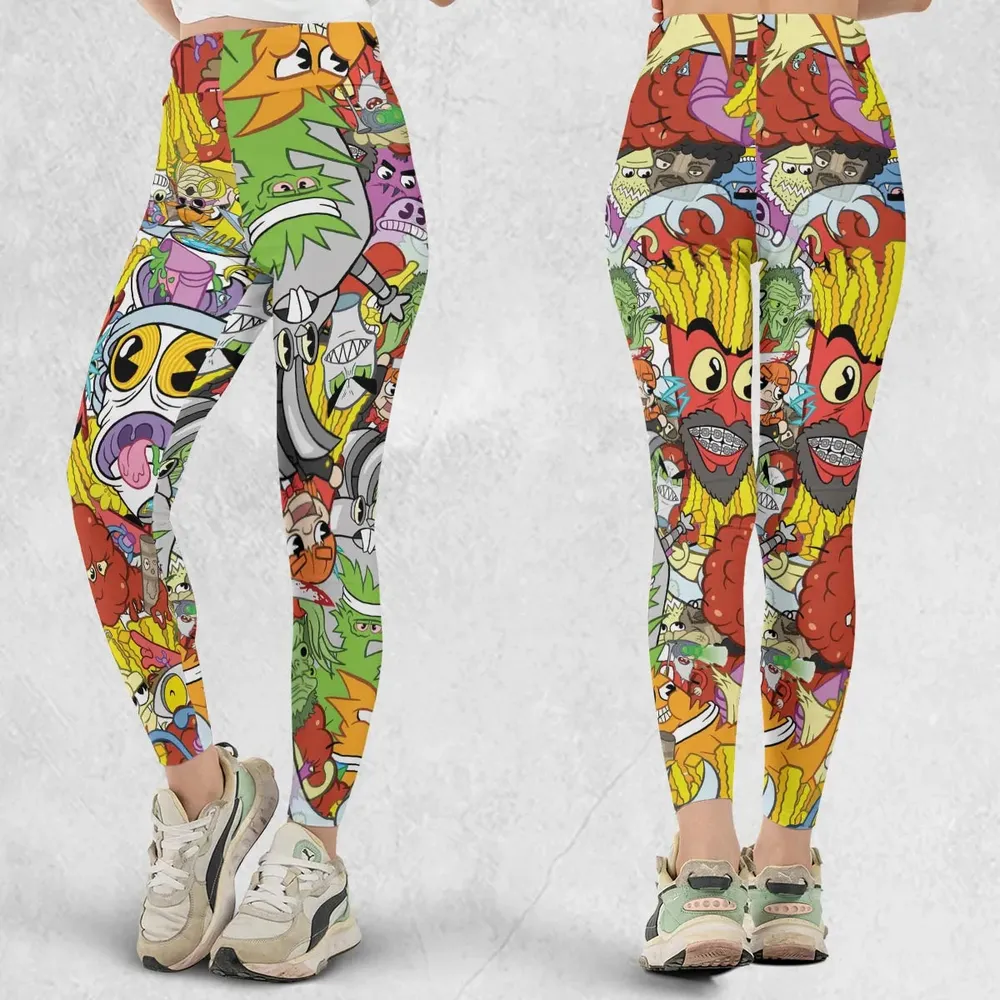 Pure Chaos Aqua Teen Hunger Force Legging - 1