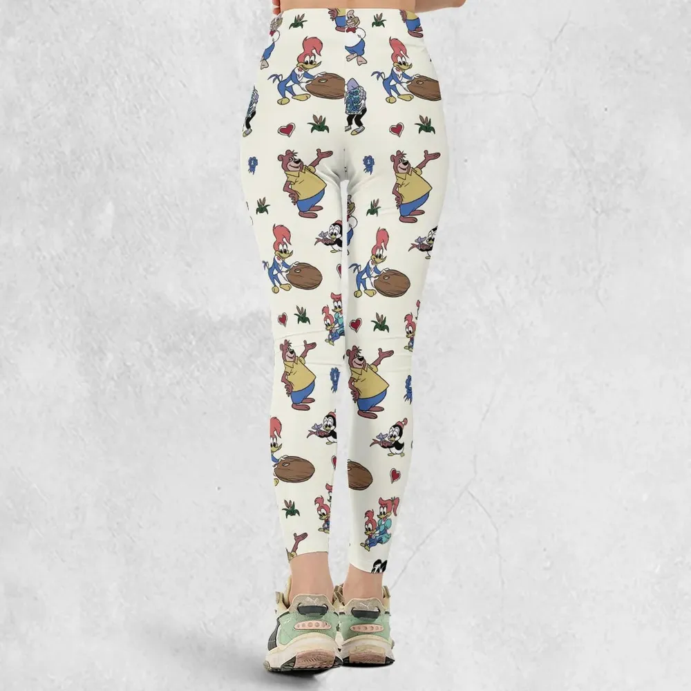 Woody Woodpecker Walter Lantz Legging - 3