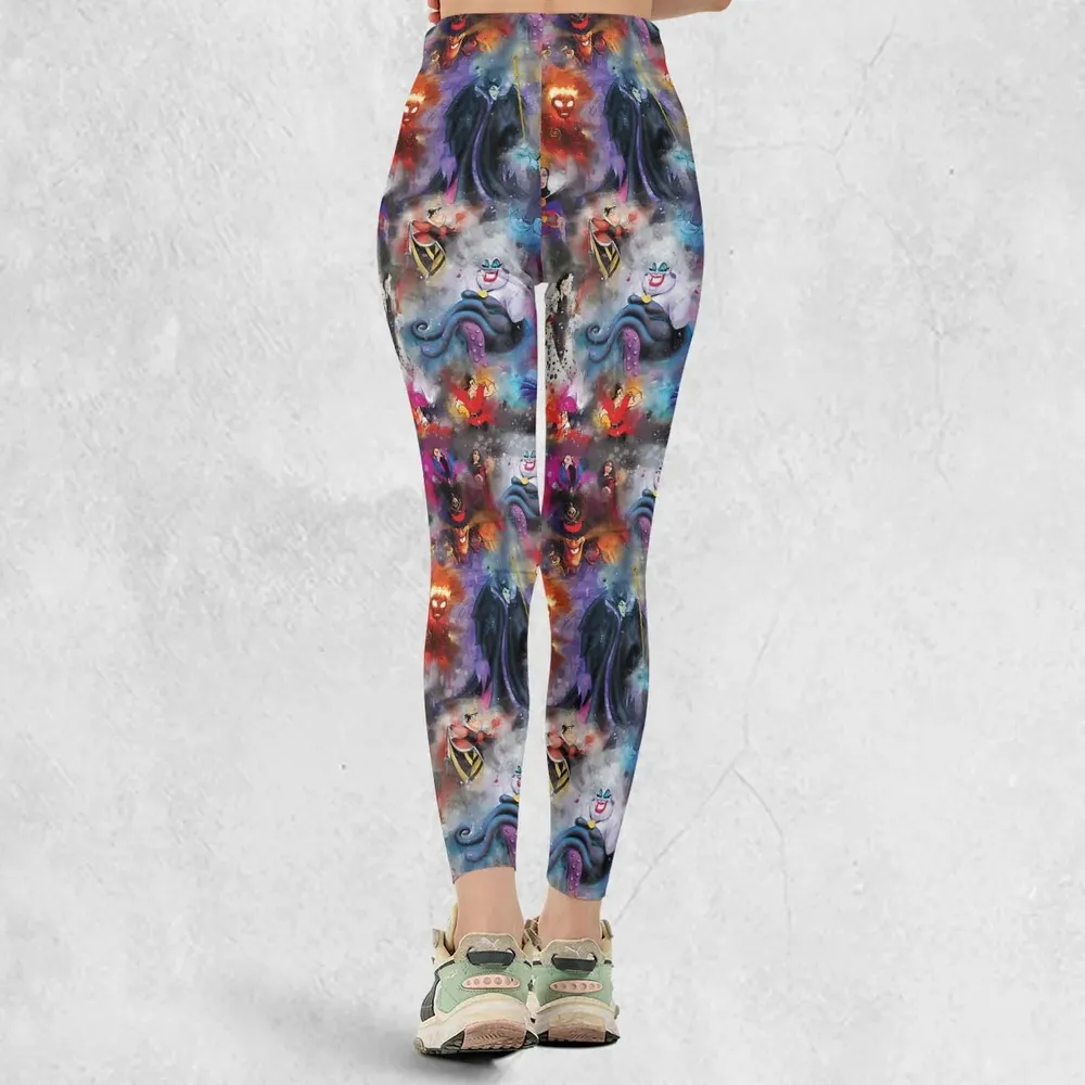 Watercolor Villains Legging - 3