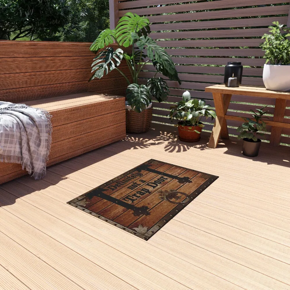 Definitely Not A Trap Door Doormat - 2
