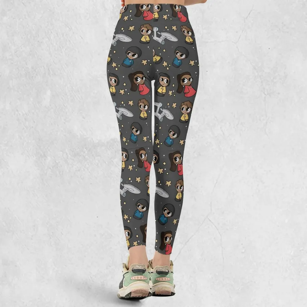 Cute Space Star Trek Legging - 3