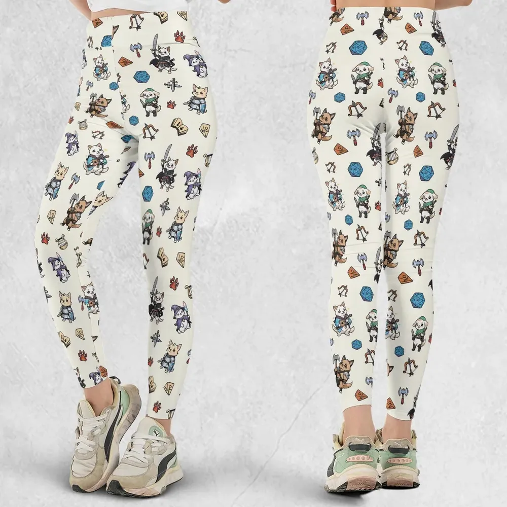 Dungeons and Dogs DnD Legging - 1