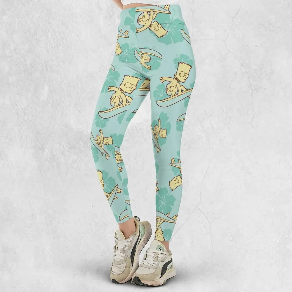 Surfing Simpsons The Simpsons Legging - 2