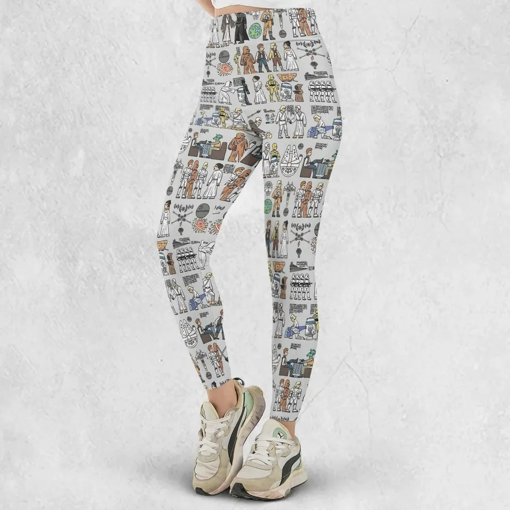 Egyptian Galaxy Wars Legging - 2