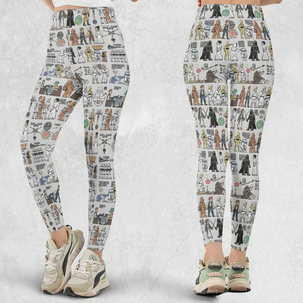 Egyptian Galaxy Wars Legging - 1