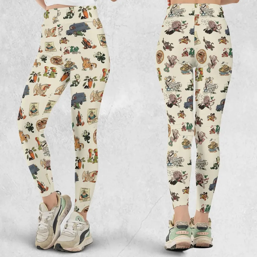 Nostalgia Terrytoons Characters Legging - 1