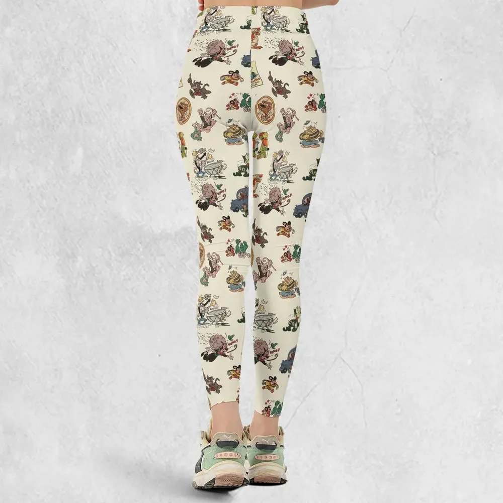 Nostalgia Terrytoons Characters Legging - 3