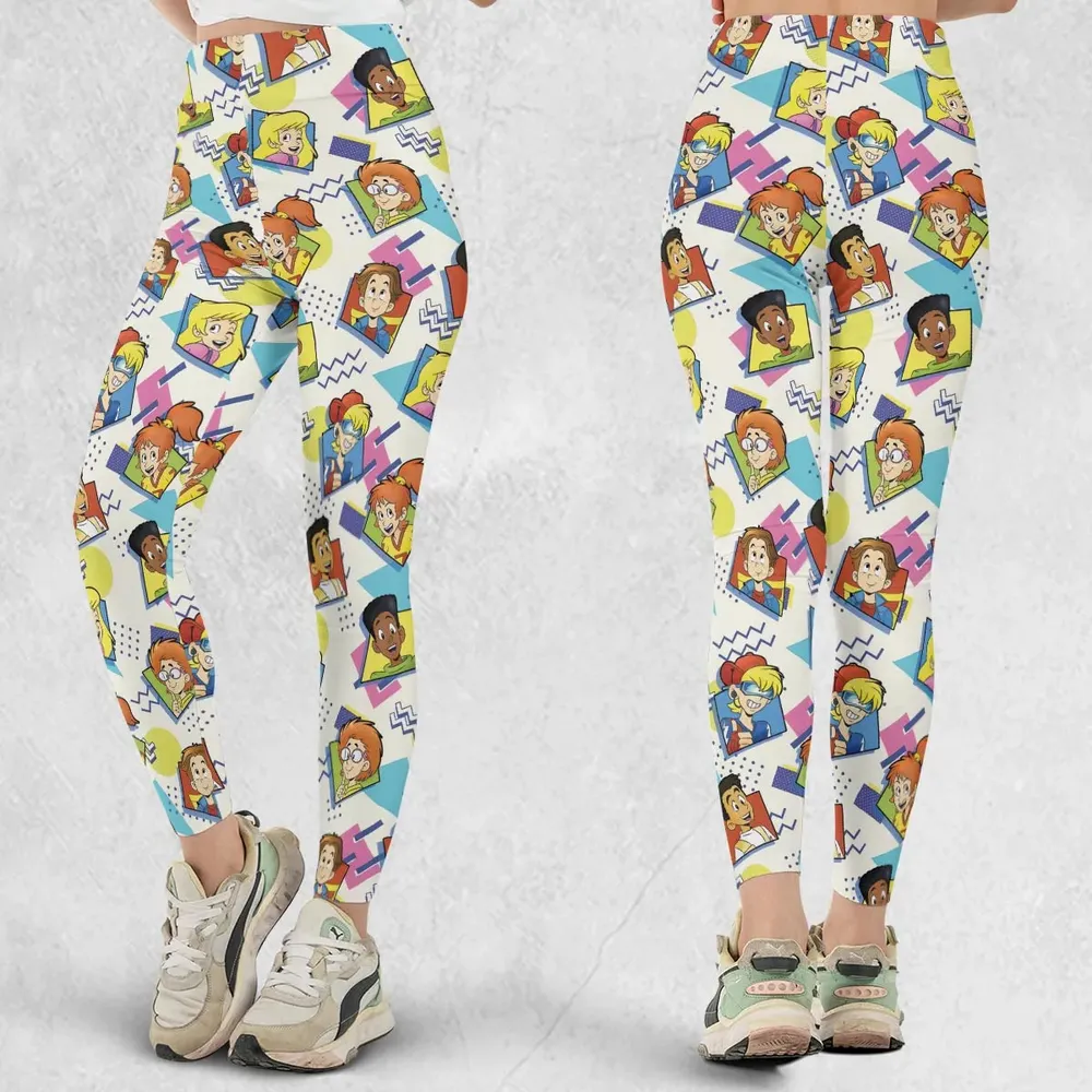 90s Pattern and Kids Club Legging - 1