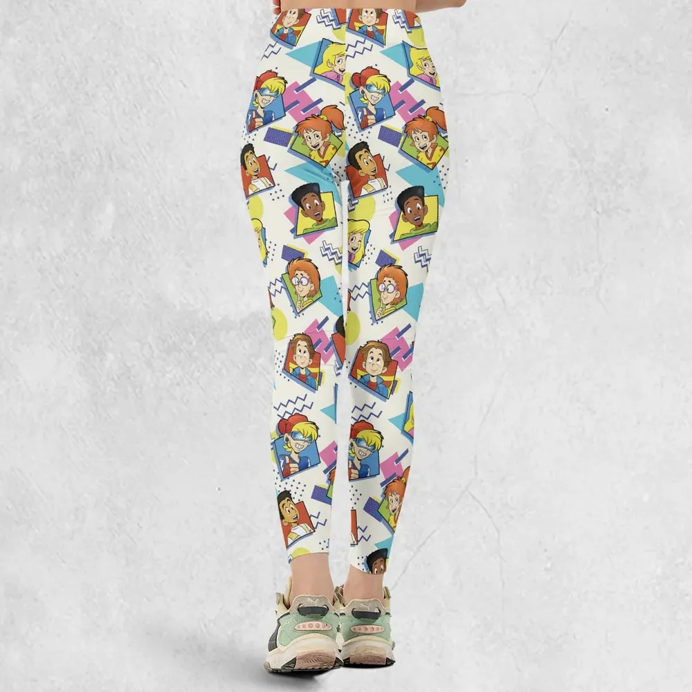 90s Pattern and Kids Club Legging - 3