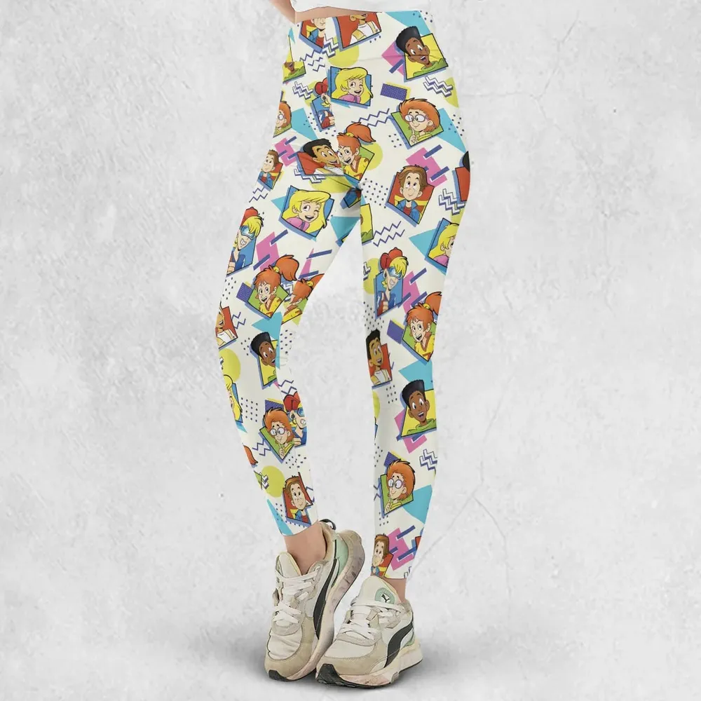 90s Pattern and Kids Club Legging - 2