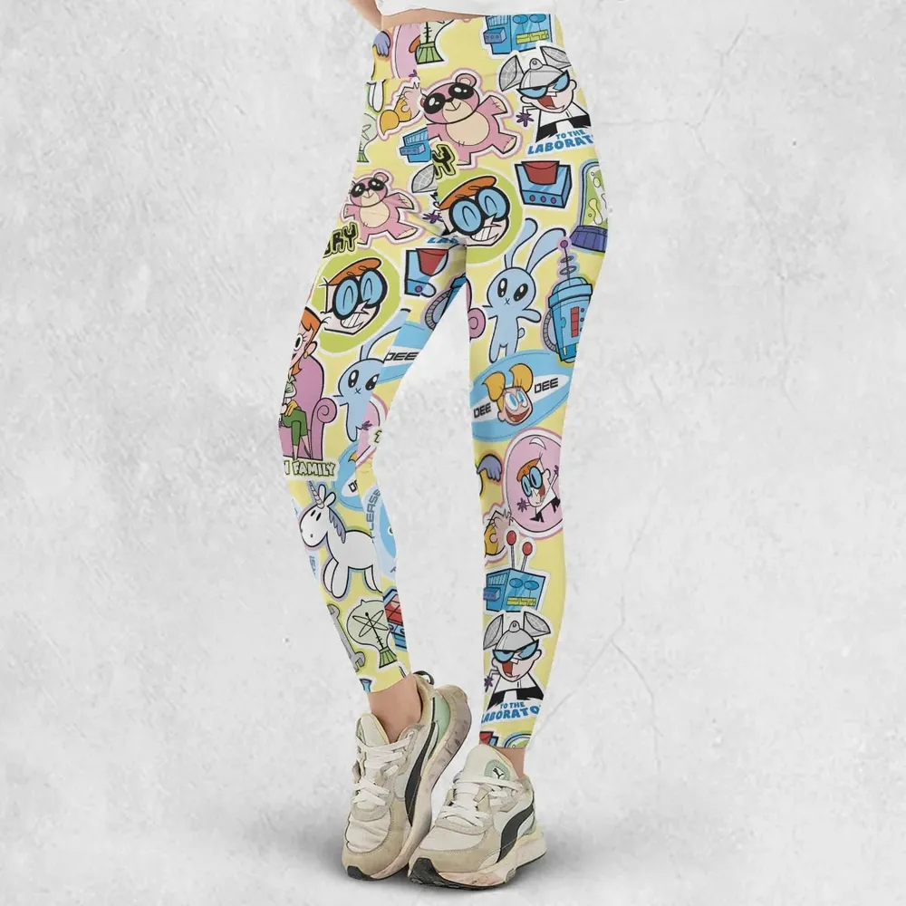 Dee Dee Mandark Dexter's Laboratory Funny Legging - 2