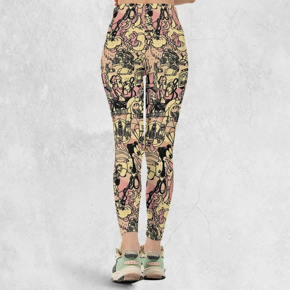 Goofy Movie Collage Legging - 3