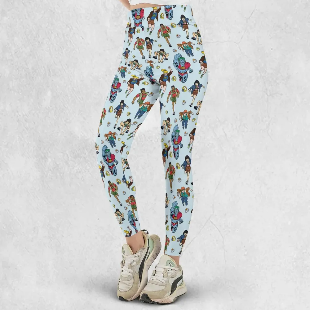 Save The Planet Captain Planet and the Planeteers Legging - 2