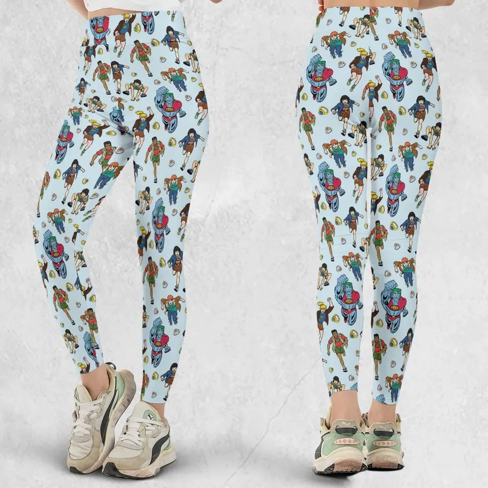Save The Planet Captain Planet and the Planeteers Legging - 1