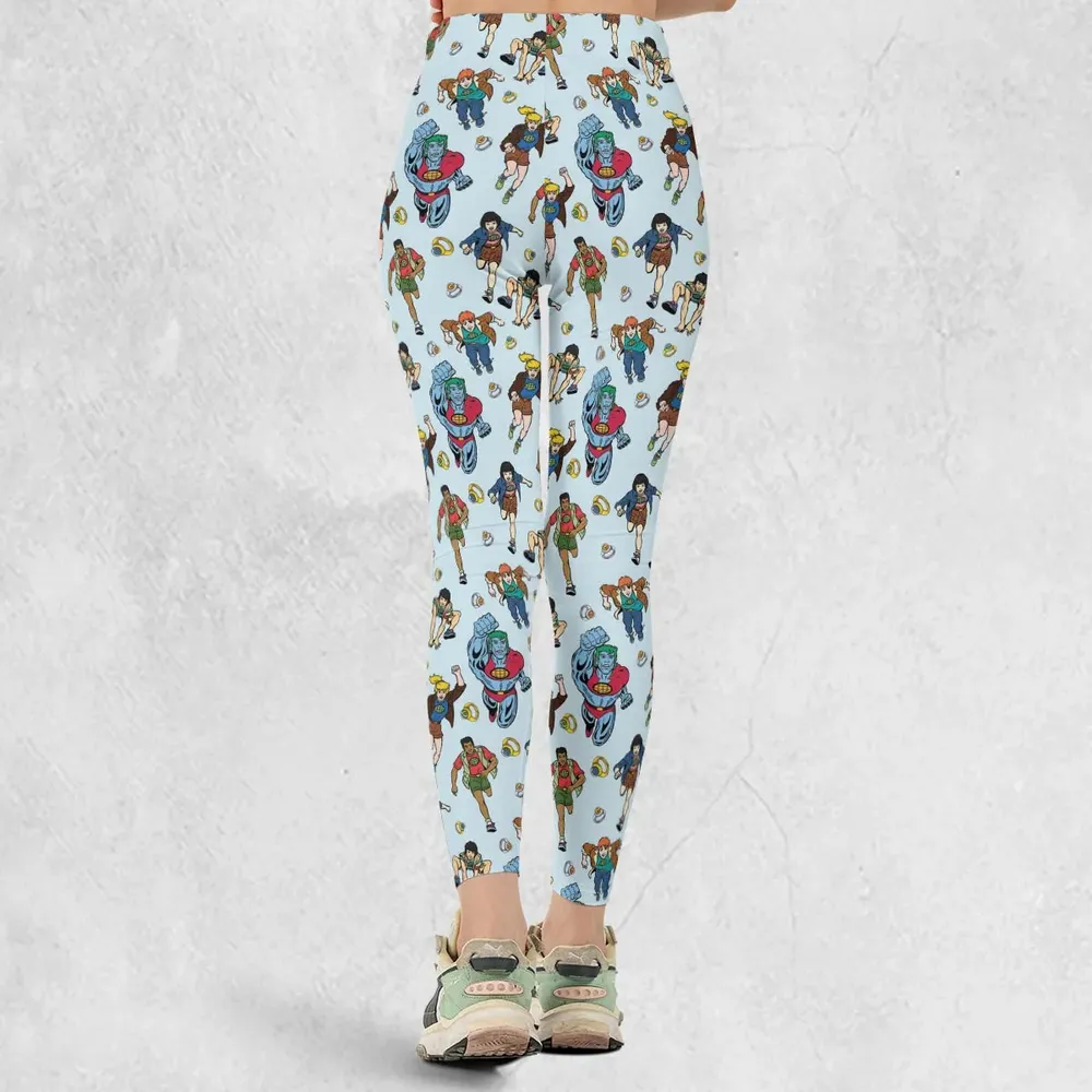 Save The Planet Captain Planet and the Planeteers Legging - 3