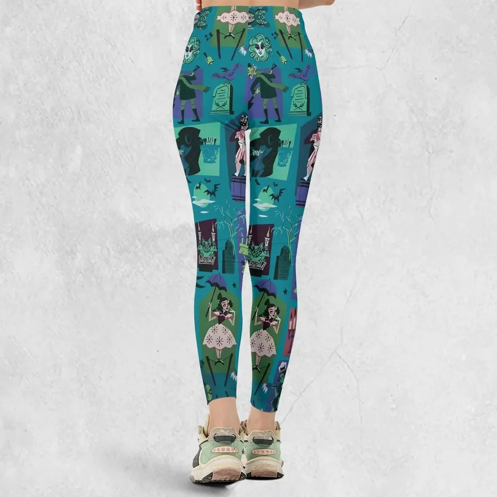 Haunted Chic Haunted Mansion Legging - 3