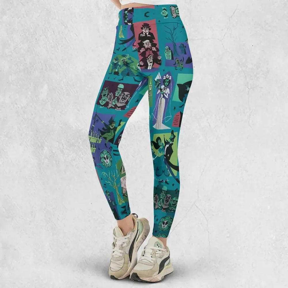 Haunted Chic Haunted Mansion Legging - 2