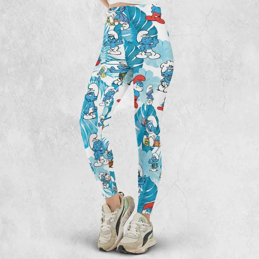 The Smurfs Pattern Legging - 2