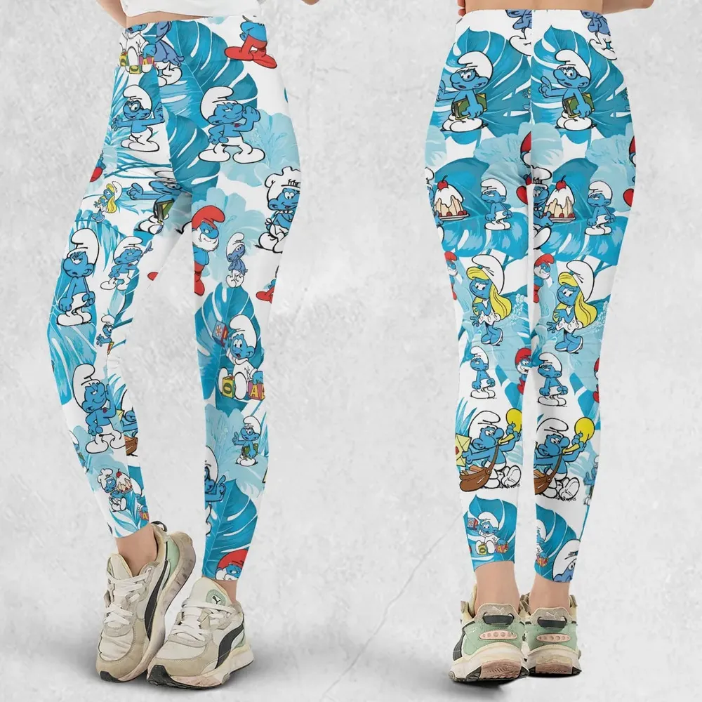 The Smurfs Pattern Legging - 1