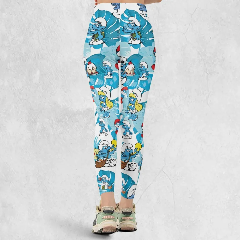 The Smurfs Pattern Legging - 3