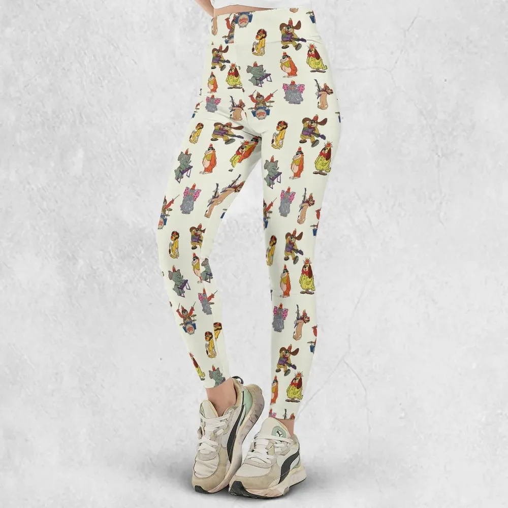 Snorky Fleegle Drooper Bingo The Banana Splits Legging - 2
