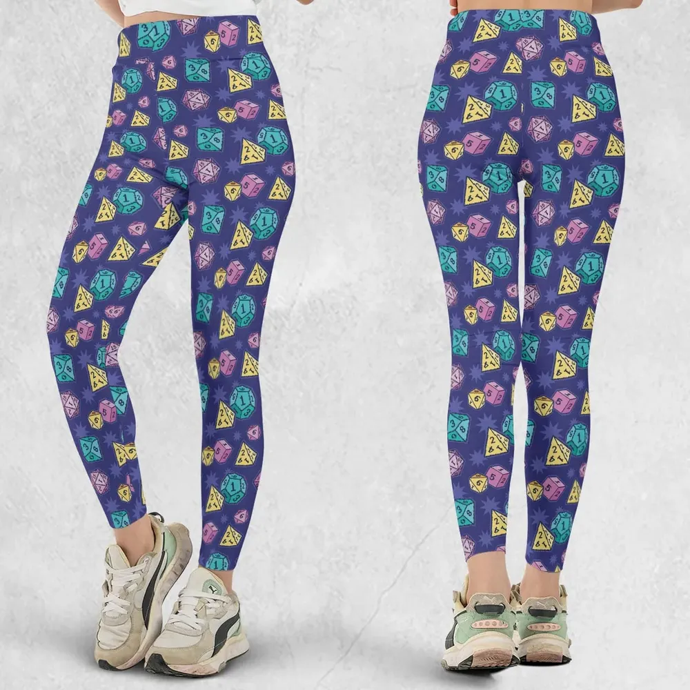 Pixel Dice DnD Legging - 1