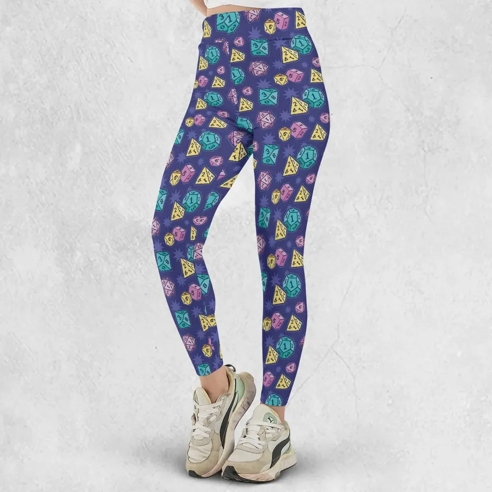 Pixel Dice DnD Legging - 2