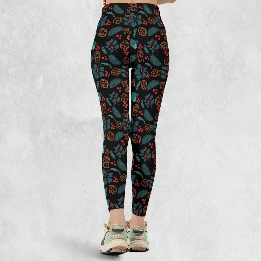 Floral Dice DnD Legging - 3