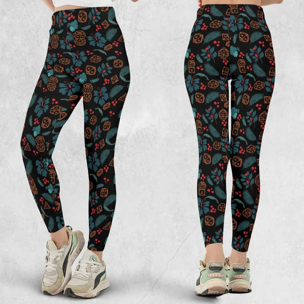 Floral Dice DnD Legging - 1
